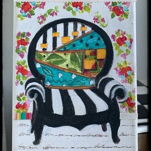 Painting on canvas small